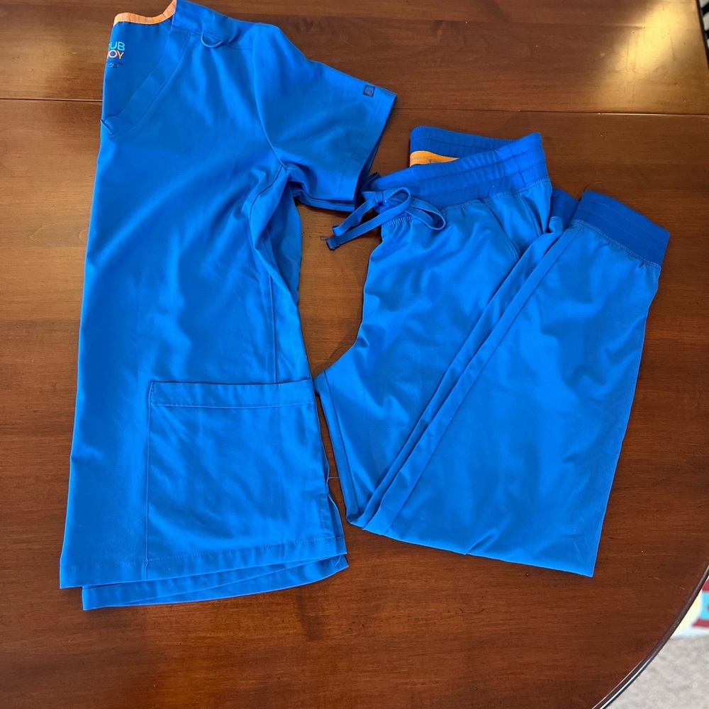 Scrub Joy Royal Blue Scrub set